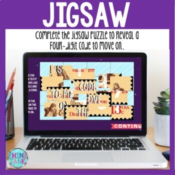 Articles of Confederation Interactive DIGITAL Escape Room - Reading and Puzzles - Image 4