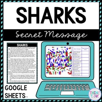Sharks Secret Message Activity For Google Sheets™