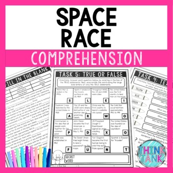 Space Race Reading Comprehension Challenge - Close Reading