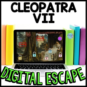 Cleopatra - Ancient Egypt Interactive DIGITAL Escape Room Reading and Puzzles