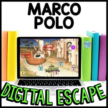 Marco Polo - Ancient China Interactive DIGITAL Escape Room Reading and Puzzles