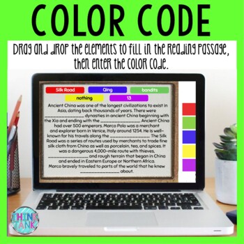 Marco Polo - Ancient China Interactive DIGITAL Escape Room Reading and Puzzles - Image 2