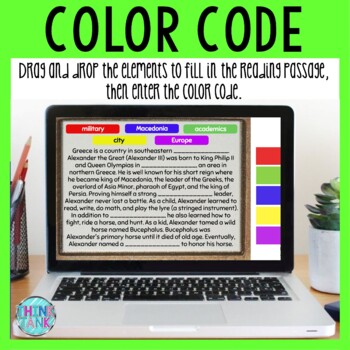 Alexander the Great Interactive DIGITAL Escape Room Reading and Puzzles - Image 2