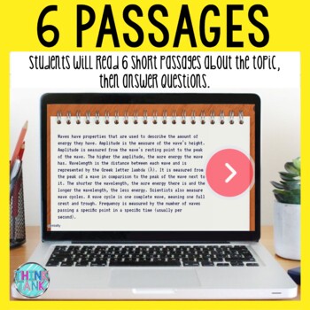 Types of Waves Interactive DIGITAL Escape Room Reading and Puzzles - wavelengths - Image 3