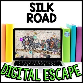 Silk Road - Ancient China Interactive DIGITAL Escape Room Reading and Puzzles