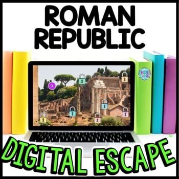 Roman Republic Ancient Greece Interactive DIGITAL Escape Room Reading Puzzles
