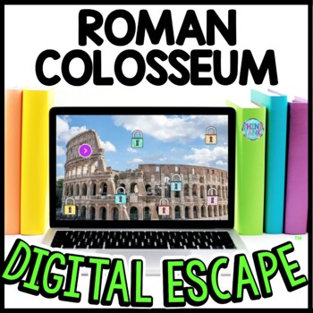 Colosseum Ancient Rome Interactive DIGITAL Escape Room Reading and Puzzles