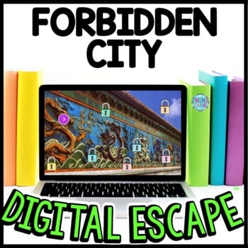 Forbidden City Ancient China Interactive DIGITAL Escape Room Reading and Puzzles