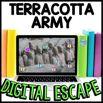 Terracotta Army Ancient China Interactive DIGITAL Escape Room Reading Puzzles