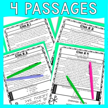Byzantine Empire ESCAPE ROOM Activity - Reading comprehension - Middle Ages - Image 4