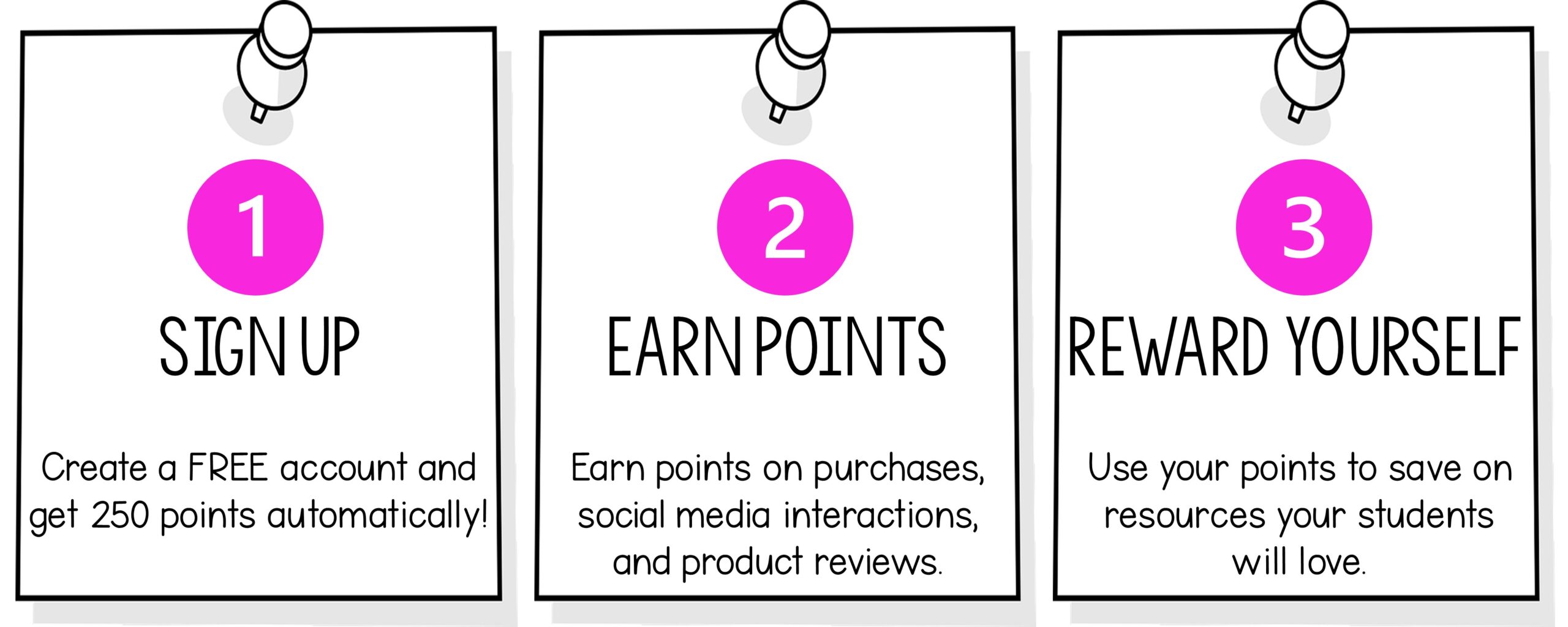 Think Tank Reward Points for Teachers