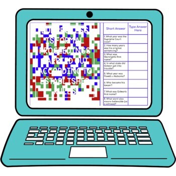 Gideon v. Wainwright Secret Message Activity For Google Sheets™ - Image 2