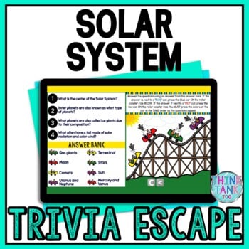 Solar System Interactive Digital Trivia Escape Room