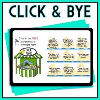 Respiratory System Interactive Digital Trivia Escape Room - Image 4