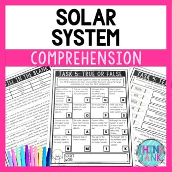 Solar System Comprehension Challenge - Close Reading