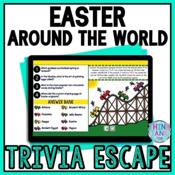 Easter Interactive Digital Trivia Escape Room - Around the World