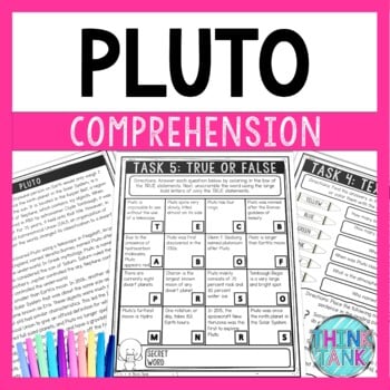 Pluto Comprehension Challenge - Close Reading - Solar System