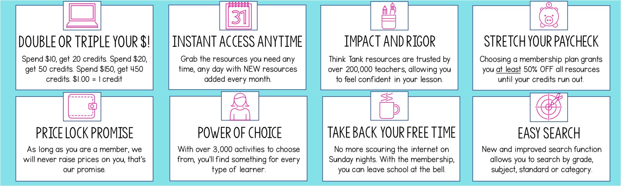 Think Tank Teacher membership