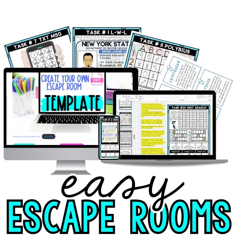 easy escape room printables