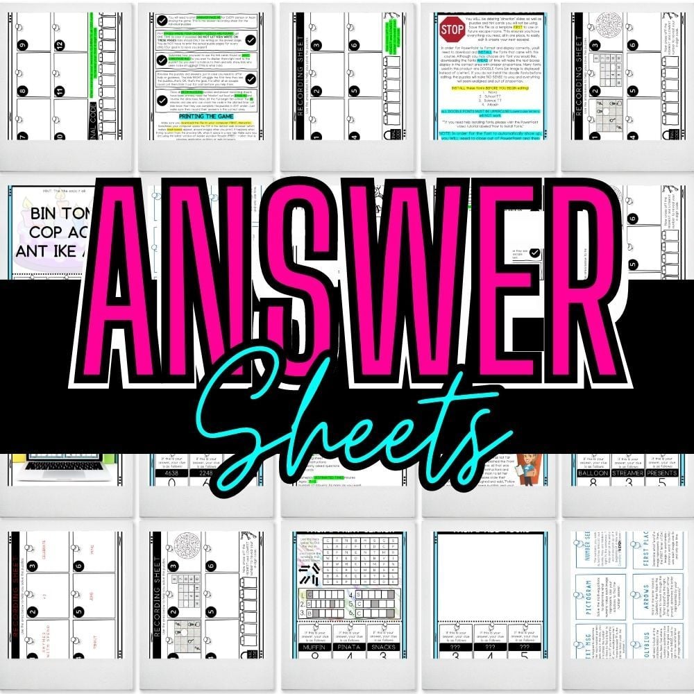 Learn to create printable escape rooms to sell online and earn passive income with done for you puzzle templates.