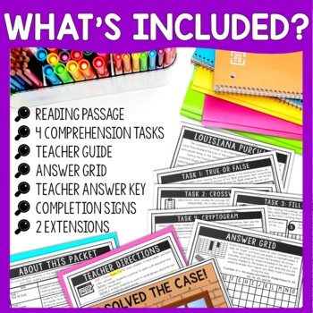 Louisiana Purchase Comprehension Code Escape Room - Close Reading - Image 2