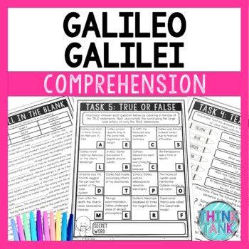 Galileo Galilei Comprehension Challenge - Close Reading - Solar System