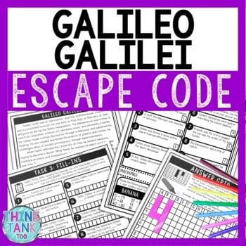 Galileo Comprehension Code Escape Room - Close Reading