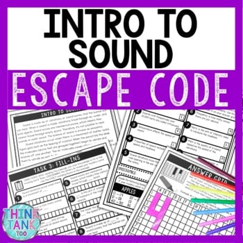 Intro to Sound Comprehension Code Escape Room - Close Reading