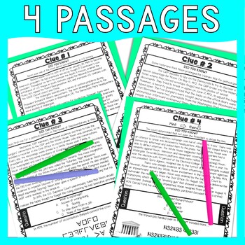 Richard Nixon Watergate Scandal ESCAPE ROOM Activity - Reading Comprehension - Image 4