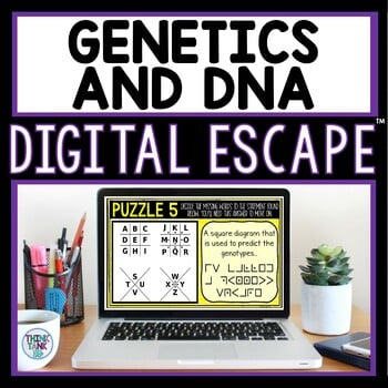 Genetics and DNA DIGITAL 360 Escape Room - Human Body Systems