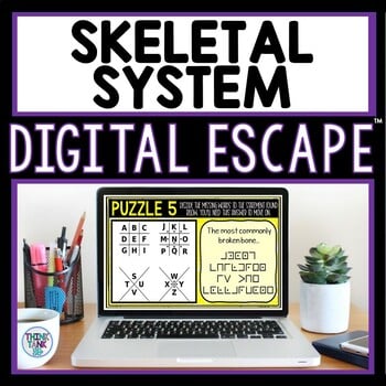 Skeletal System DIGITAL 360 Escape Room - Human Body Systems