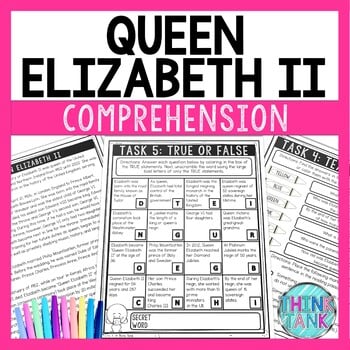 Queen Elizabeth II Comprehension Challenge - Close Reading