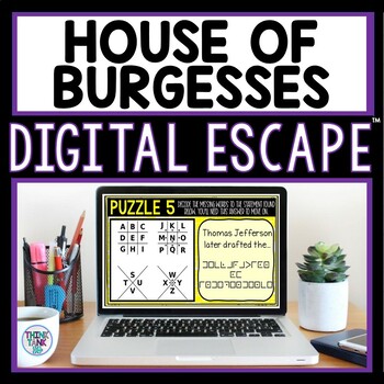 House of Burgesses DIGITAL 360 Escape Room - Revolutionary War