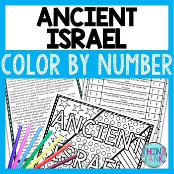 Ancient Israel Color by Number, Reading Passage and Text Marking