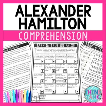 Alexander Hamilton Comprehension Challenge - Close Reading