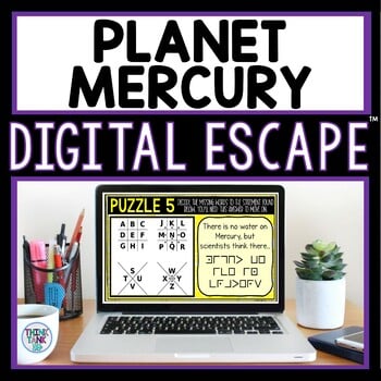 Planet Mercury DIGITAL 360 Escape Room - Solar System