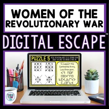 Women of the Revolutionary War DIGITAL 360 Escape Room