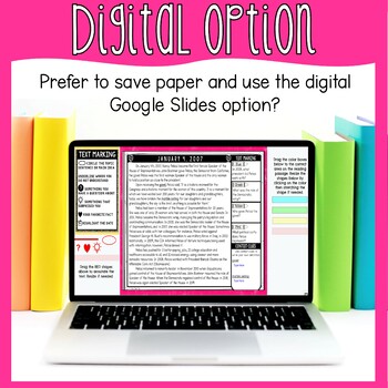 JANUARY On This Day History Reading Passages and Bulletin Board - Nonfiction - Image 3