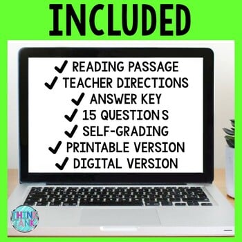 Checks and Balances DIGITAL Reading Passage & Questions Self Grading - Image 3