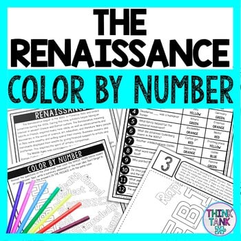 The Renaissance Color by Number - Close Reading & Text Marking