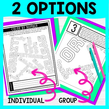 Planet Neptune Color by Number - Close Reading & Text Marking - Solar System - Image 4