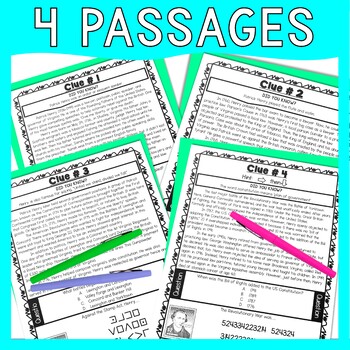 Patrick Henry ESCAPE ROOM Activity - Reading Comprehension - Revolutionary War - Image 4