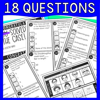 Dinosaurs Text Marking Detective Mystery - Reading Passage - Image 4