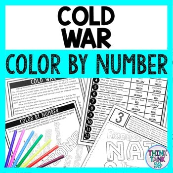 Cold War Color by Number - Close Reading & Text Marking