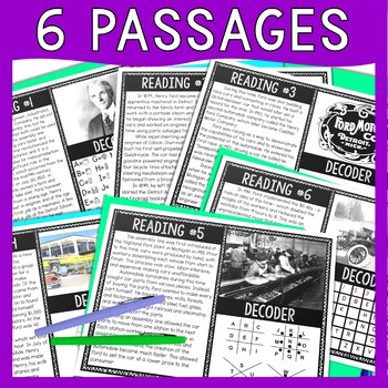 Henry Ford Reading Comprehension and Puzzle Escape Room - Image 2