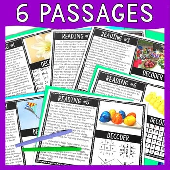 Easter Traditions Around the World Reading Comprehension and Puzzle Escape Room - Image 2
