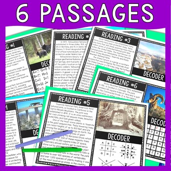 National Parks Reading Comprehension and Puzzle Escape Room - Geography - Image 2