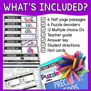 Human Heart Reading Comprehension and Puzzle Escape Room - Circulatory System - Image 3