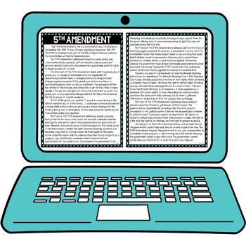5th Amendment Secret Message Activity for Google Sheets™ - Constitution - Image 3