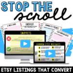 Stop the Scroll - Etsy Listings that Convert
